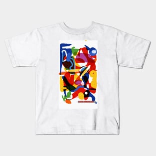 Abstract Mod digital drawing  2017 Kids T-Shirt